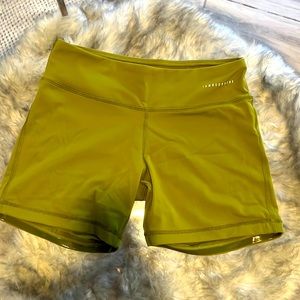 Olive Green biker workout shorts